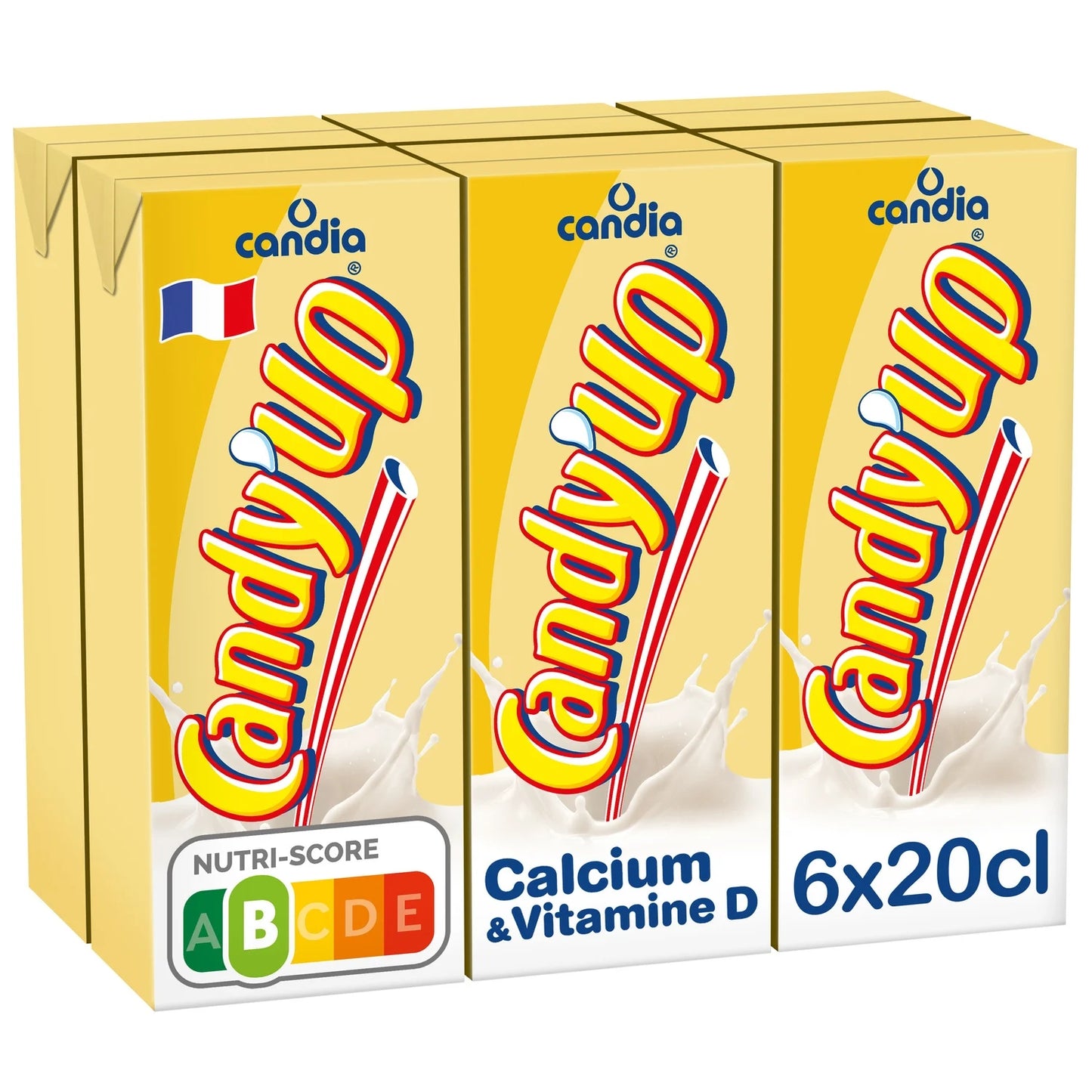 Boisson lactée Candy'UP Vanille - 6x20cl
