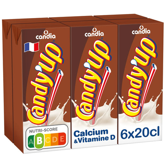 Boisson lactée Candy'UP Chocolat - 6x20cl