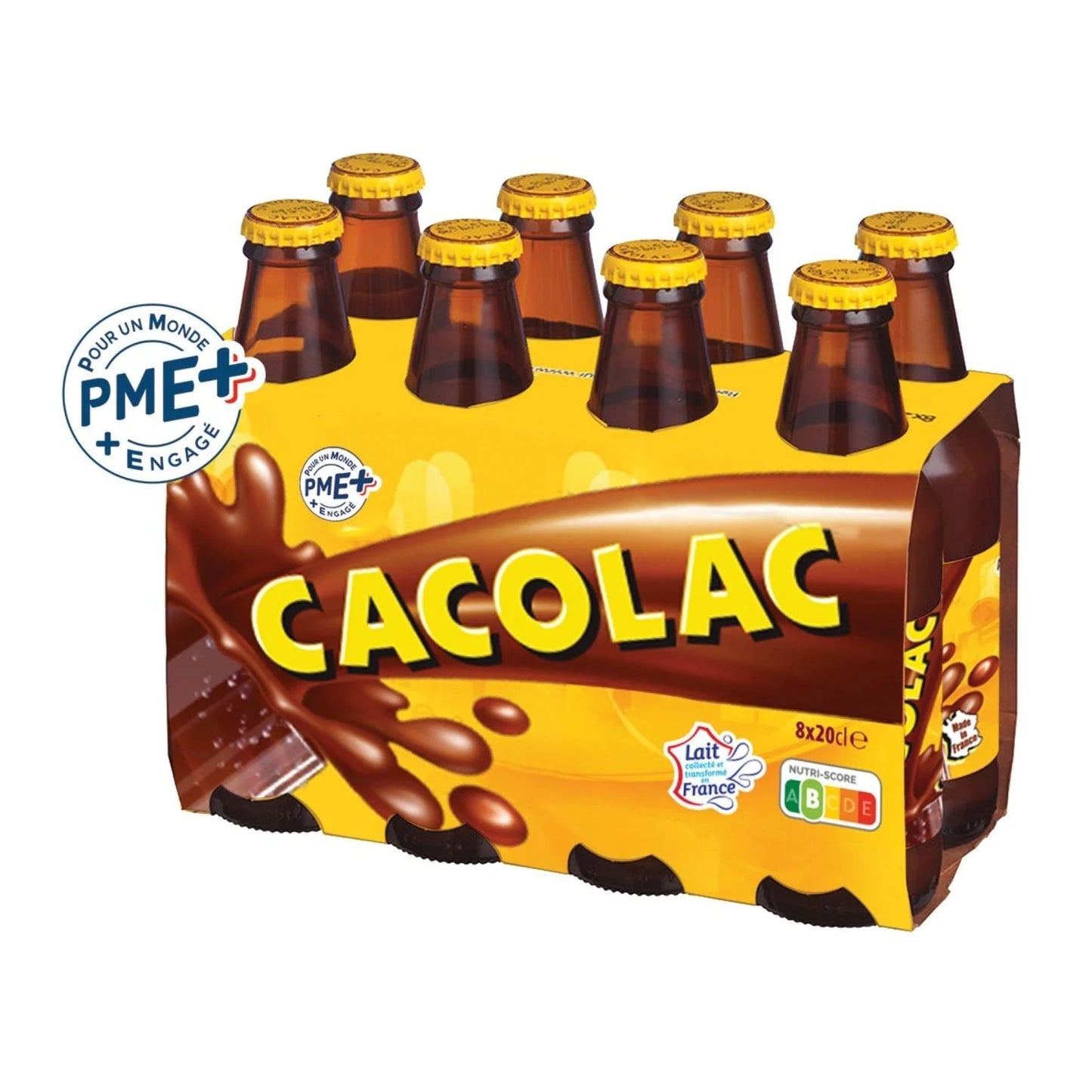 Boisson lactée au cacao Cacolac Bouteilles - 8x20cl