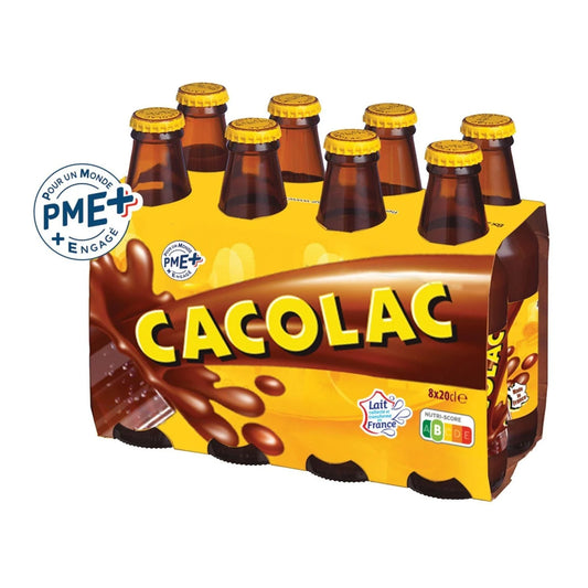 Boisson lactée au cacao Cacolac Bouteilles - 8x20cl
