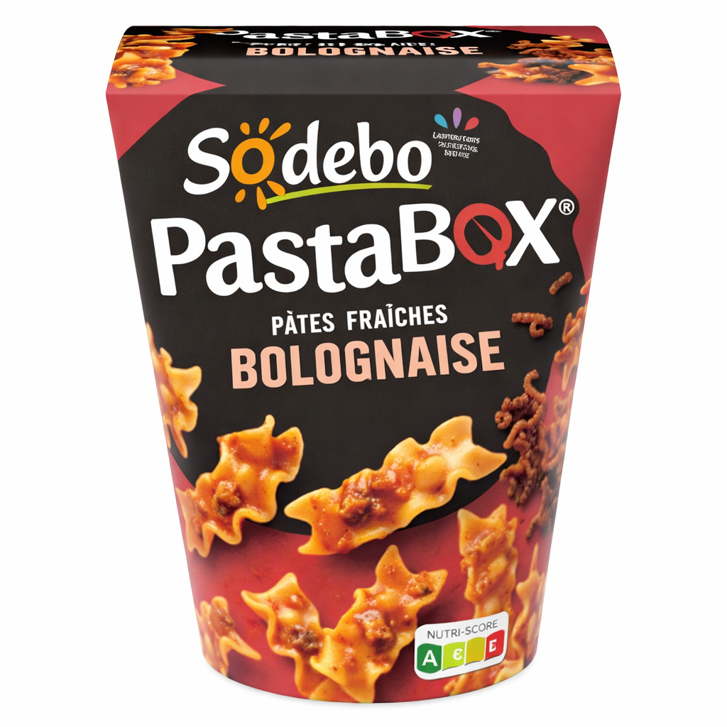 Pasta Box Sodebo Fusilli à la Bolognaise - 330g
