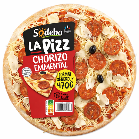 Pizza La pizz Sodebo Chorizo - 470g