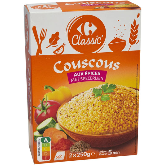 COUSCOUS AUX EPICES DE 2X250GR