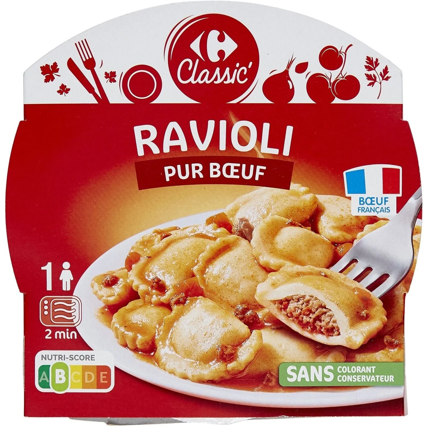 RAVIOLI PUR BOEUF DE 300 GR
