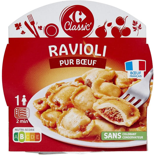 RAVIOLI PUR BOEUF DE 300 GR