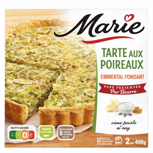 Tarte poireaux Marie Pur beurre - 400g
