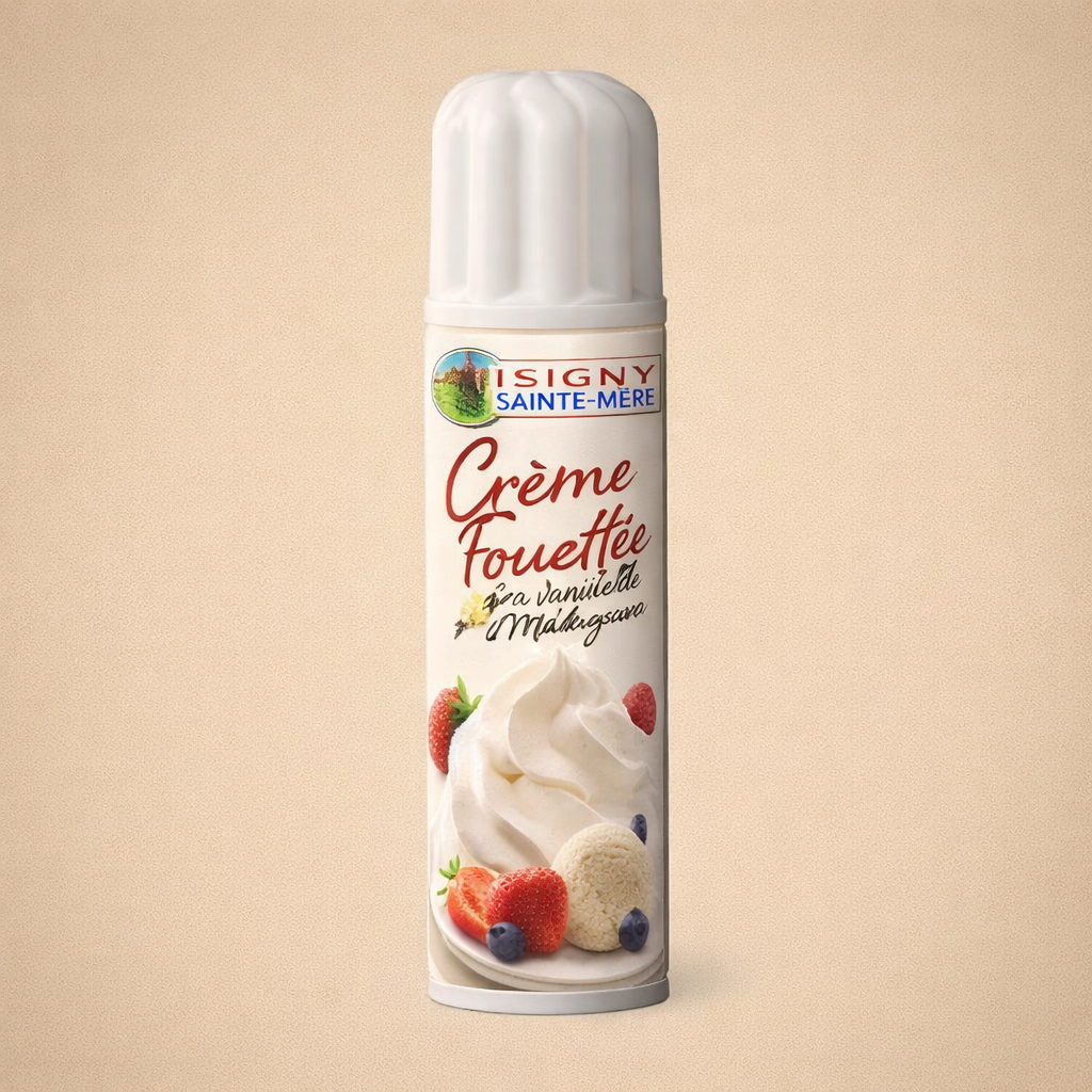 Crème Chantilly Isigny Ste Mère Sucrée et vanillée - 250g