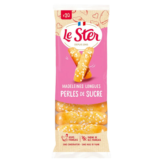 LE STER MADELEINES LONGUES PERLES DE SUCRE DE 250GR