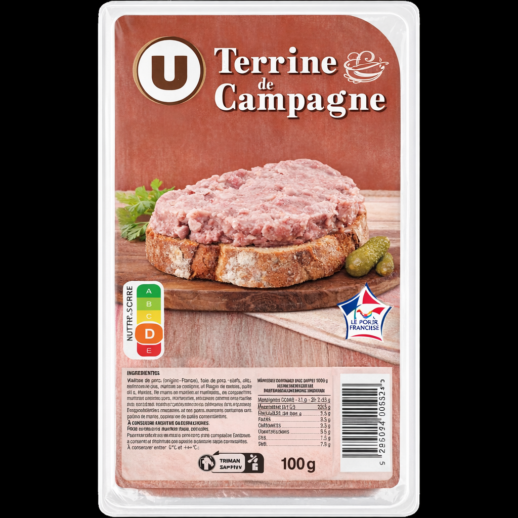 TERRINE DE CAMPAGNE DE 180GR