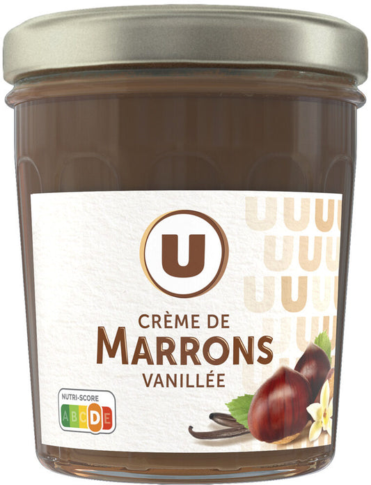 U CREME DE MARRONS VANILLE DE 350 GR