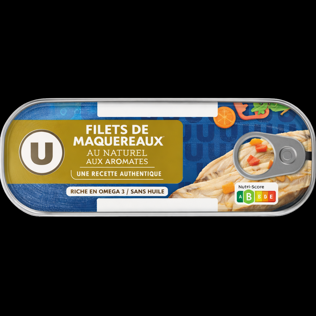FILETS DE MAQUEREUX AU MUSCADET DE 176 GR