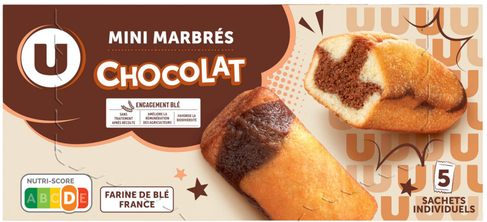 U MINI MARBRES CHOCOLAT X5 DE 150GR