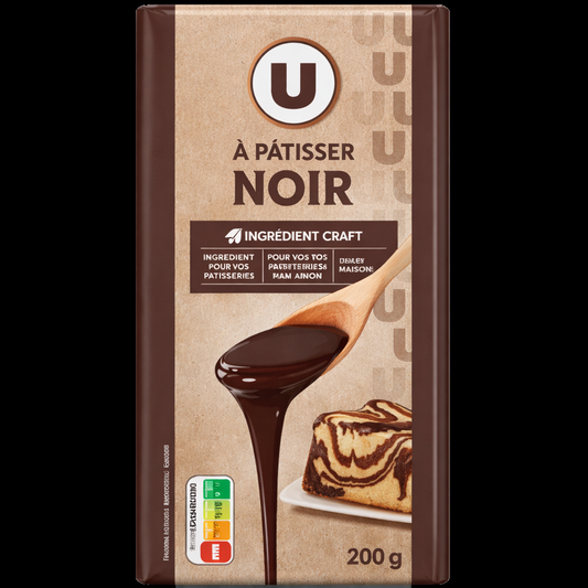 U A PATISSER CHOCOLAT NOIR DE 200 GR
