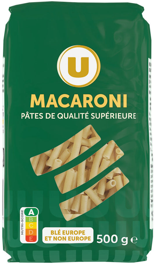 U  MACARONI DE 500 GR