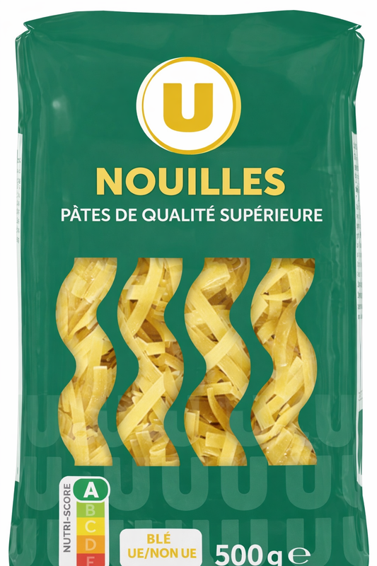 U NOUILLES  DE 500 GR
