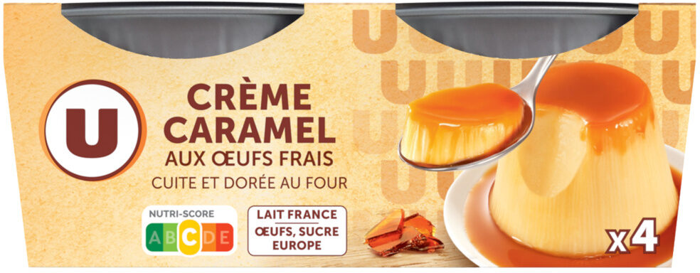 U CREME CARAMEL X4 DE 400GR