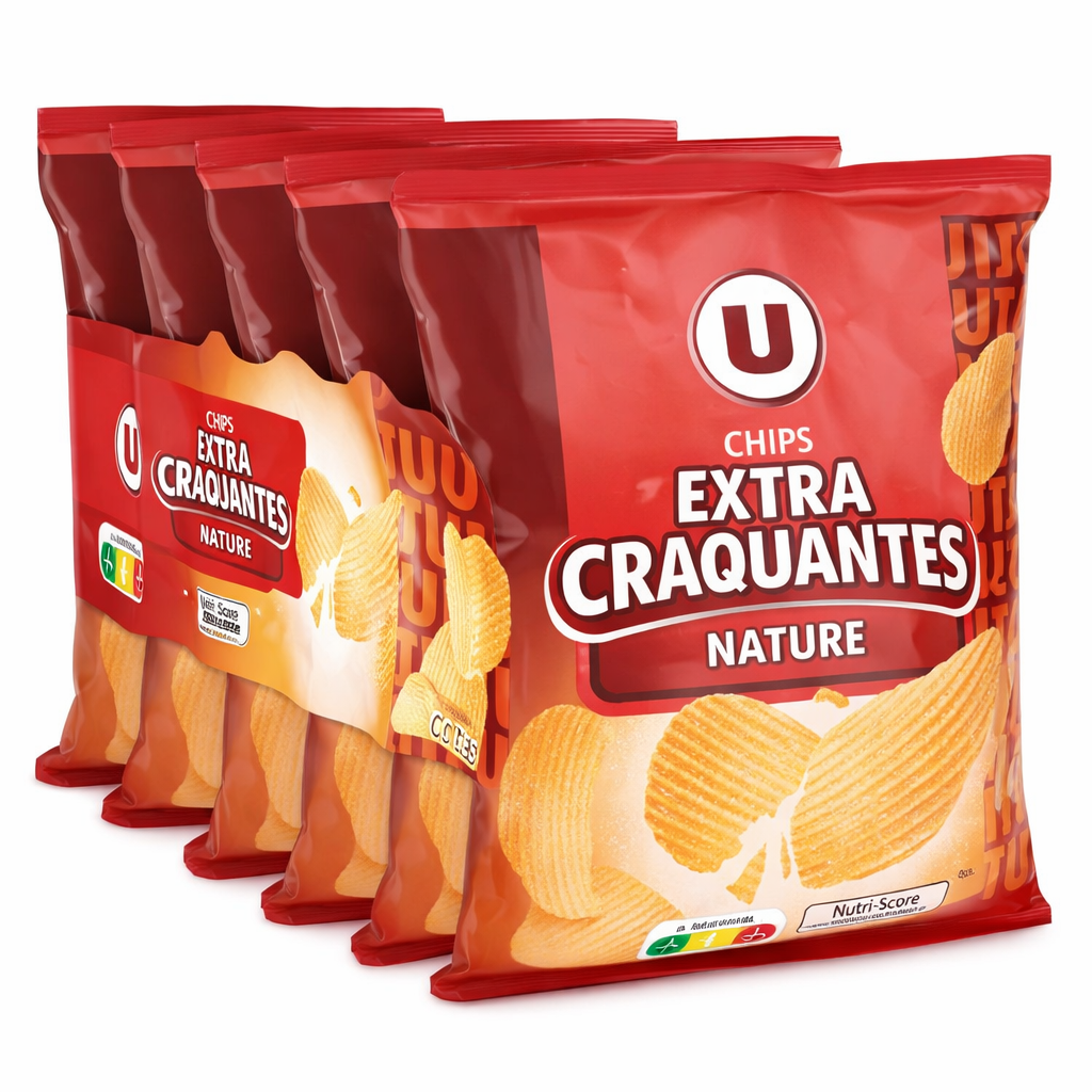 CHIPS ONDULEES  DE 6X30 GR