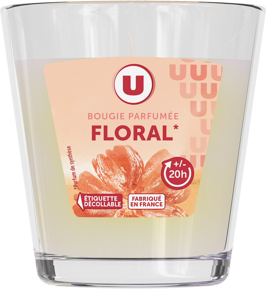 BOUGIE  FLORAL DE 90 GR