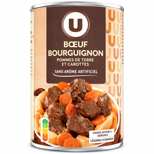 BOEUF BOURGUIGNON POM ET CAROT DE 400 GR