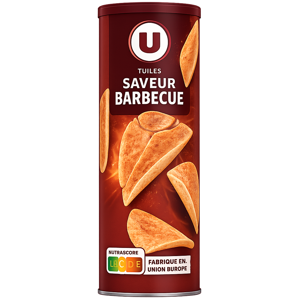 U TUILES SAVEUR BARBECUE DE 170GR