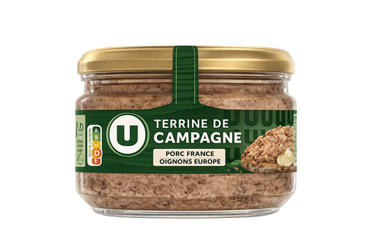 U PATE  DE CAMPAGNE DE 180 GR