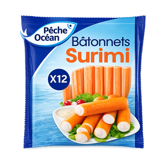Bâtonnets Surimi Pêche Océan MSC - x12 - 200g