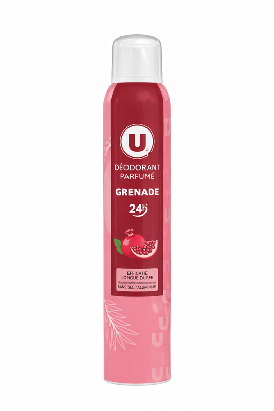 U DEODORANT PARFUME GRENADE DE 200ML