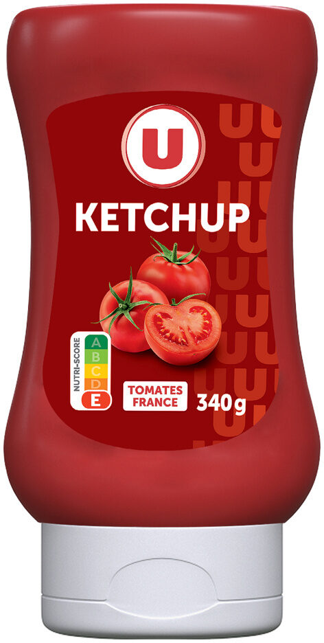 U KETCHUP  NATURE DE 340 GR