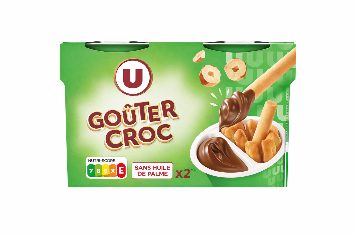 U GOUTER CROC DE 2X 60 GR DE 120 GR