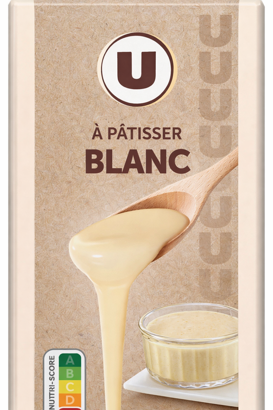 U A PATISSER  CHOCOLAT BLANC DE 180 GR