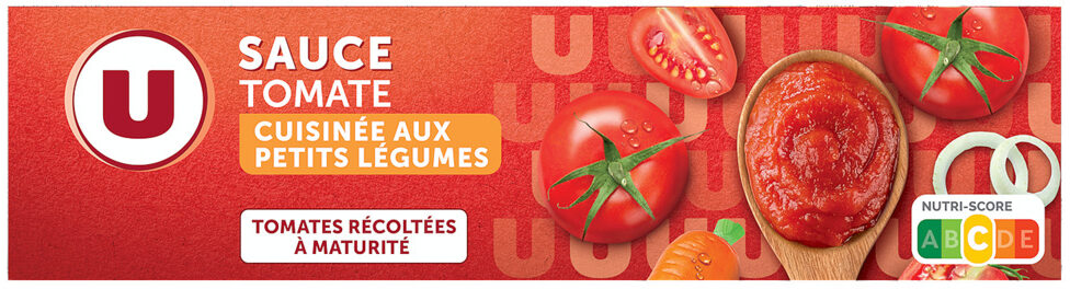 U TUBE DE SAUCE TOMATE CUISINEE AUX PETITS LEGUMES DE 180 GR