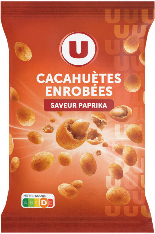 U CACAHUETES ENROBEES SAVEUR PAPRIKA DE 150 GR