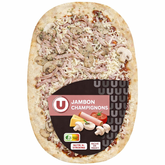 U PIZZA JAMBON CHAMPIGNONS DE 200GR