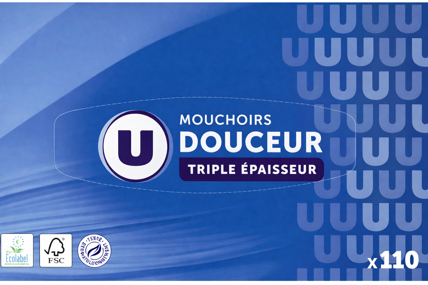 U MOUCHOIR DOUCEUR X 110