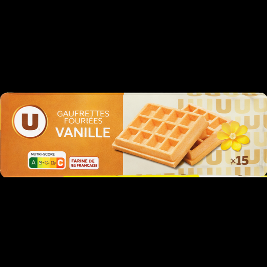 GAUFRETTE  FOURREES VANILLE DE  110 GR