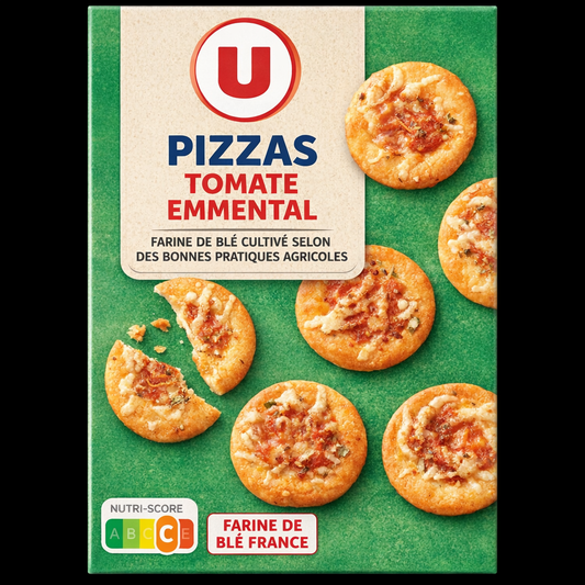U PIZZAS TOMATE EMMENTAL DE 85 GR