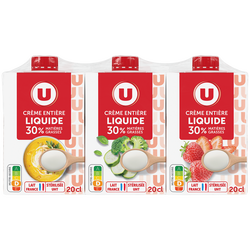 CREME ENTIERE LIQUIDE 30%  DE 3X20CL