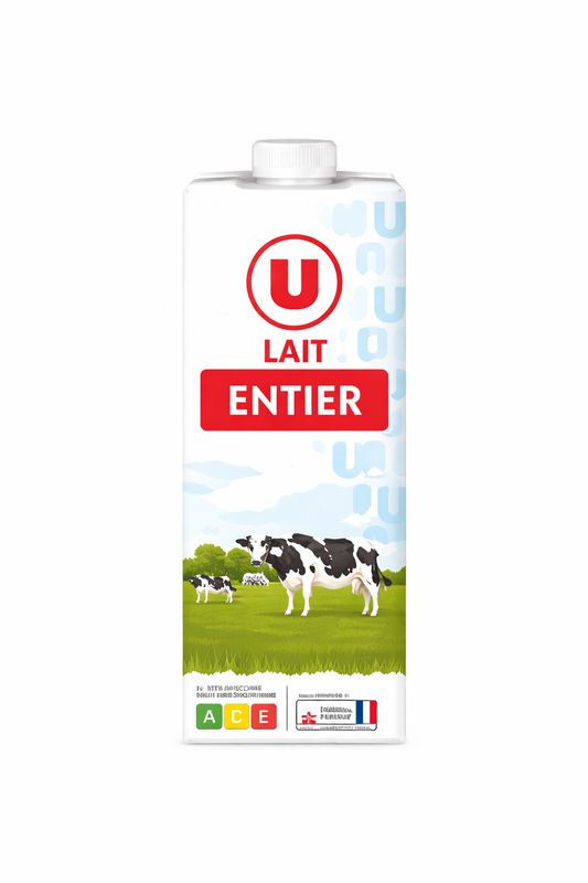U LAIT ENTIER 1L