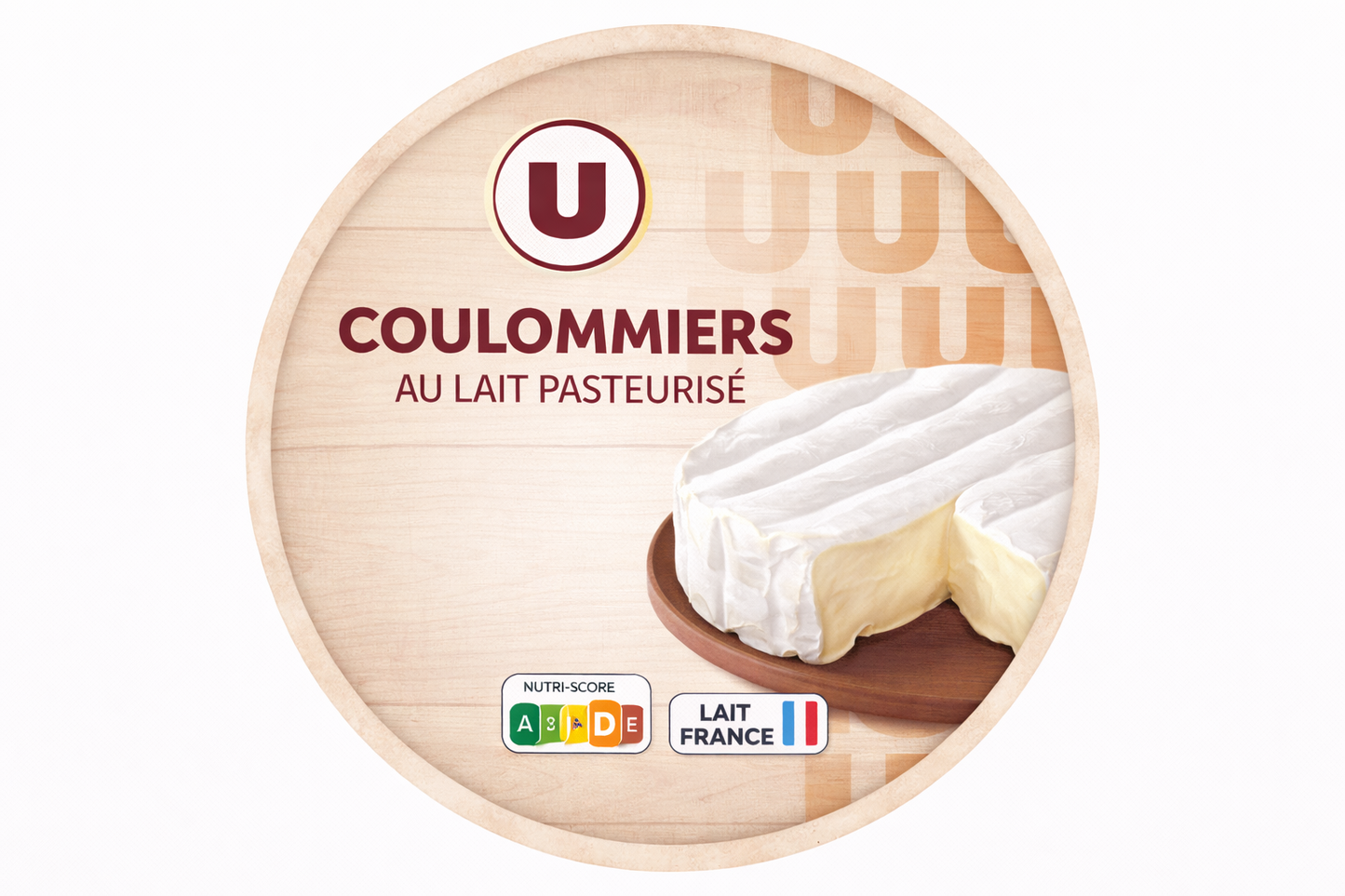 COULOMMIERS AU LAIT PASTEURISE DE 350 GR