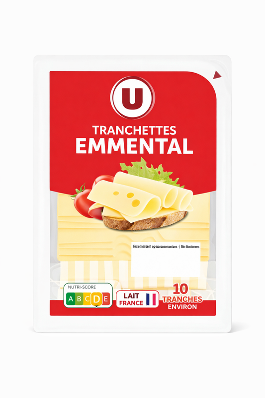 TRANCHETTTES D EMMENTAL DE 200 GR