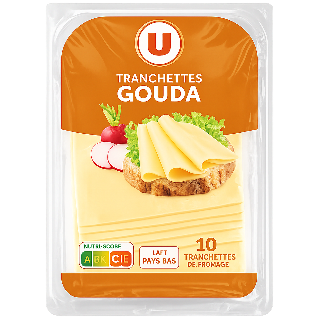 TRANCHETTES GOUDA DE 200 GR