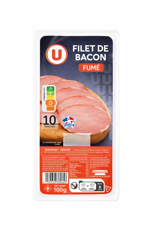 FILET DE BACON FUME X10