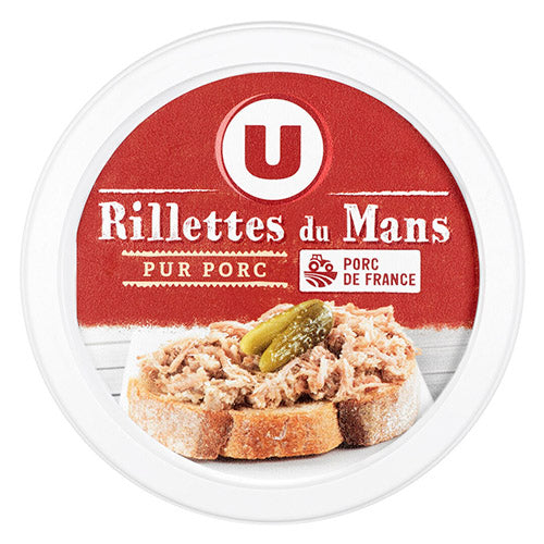 RILLETTES DU MANS DE PUR PORC DE 220GR
