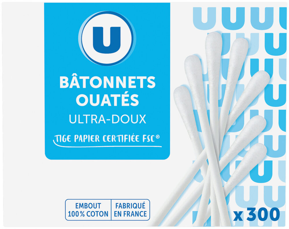 BATONNETS OUATES ULTRA DOUX X300