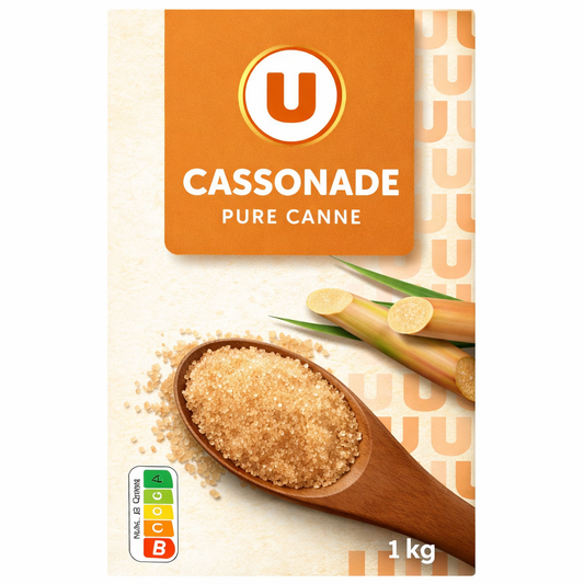 CASSONADE PURE CANNE DE 1 KG