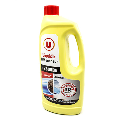LIQUIDE DEBOUCHEUR  A LA SOUDE DE 1 L