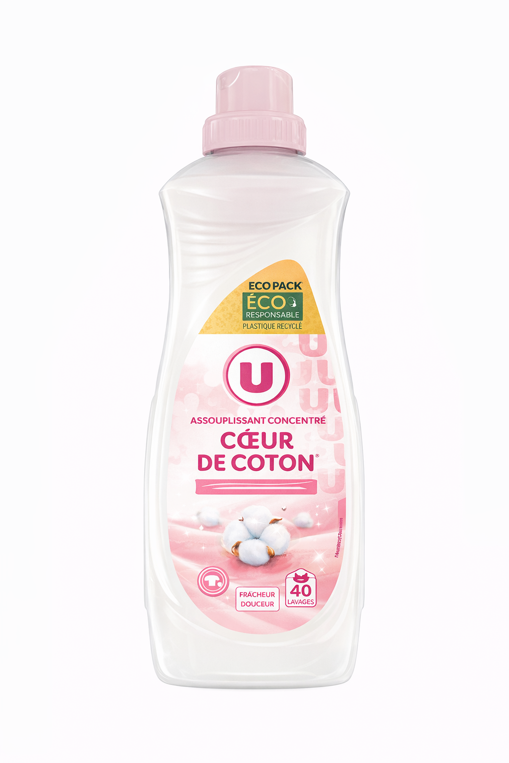 U ASSOUPLISSANT BT COEUR DE COTON DE 750 ML