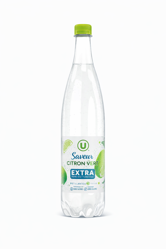 SAVEUR CITRON VERT SANS SUCRE EXTRA PETILLANTE DE 1L