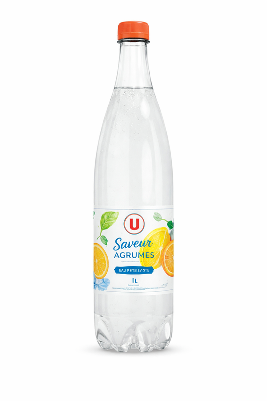 SAVEUR AGRUMES SANS SUCRES PETILLANTES DE 1L