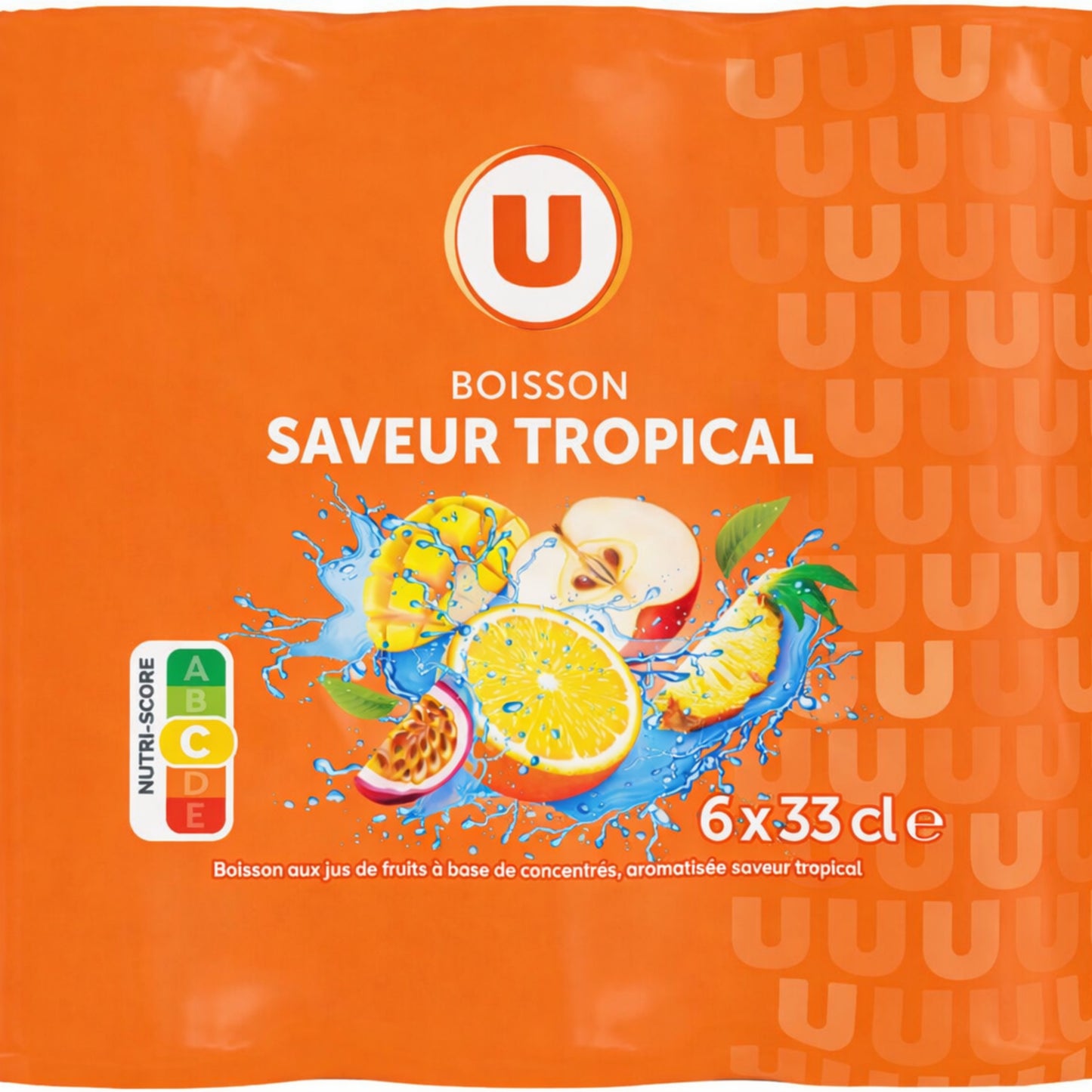 U BOISSON SAVEUR TROPICAL DE 6X33CL
